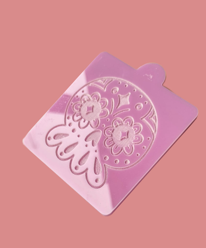 TIMBRE CALAVERA DÍA DE LOS MUERTOS