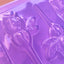 MOLDE PALETA ROSA HOJAS